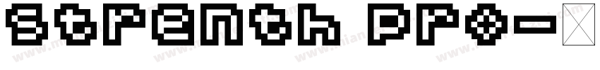 strenth pro字体转换